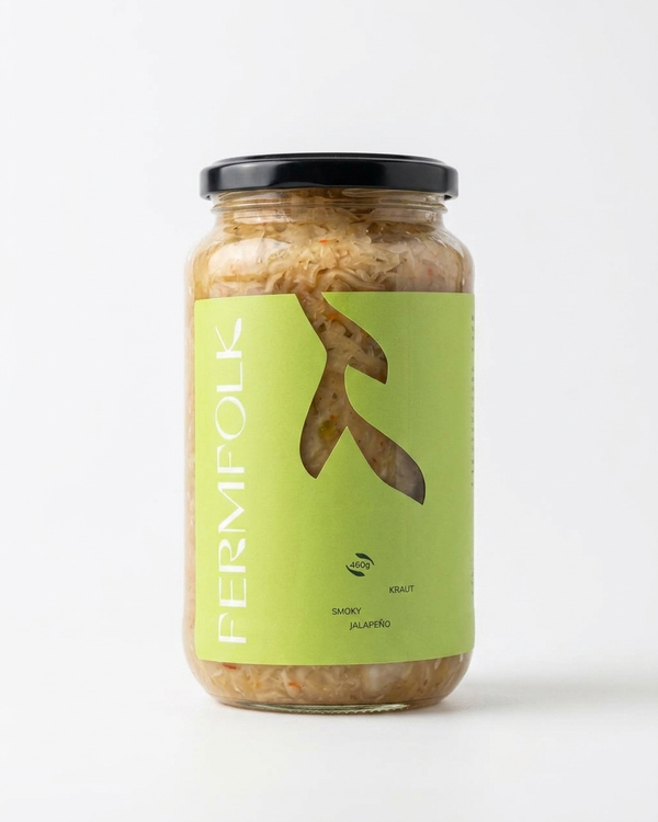 Smoky Jalapeño Kraut, Spring Batch